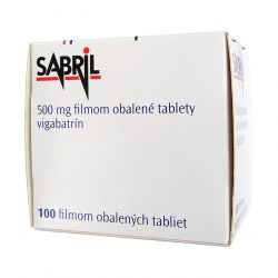 Сабрил (Вигабатрин) таблетки 500мг №100 (100 таблеток) в Орле и области фото