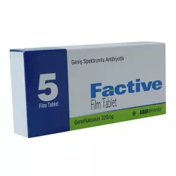 Фактив (Гемифлоксацин) табл. 320мг 5шт фото